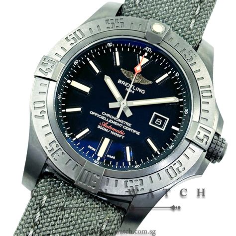 used breitling avenger blackbird|breitling avenger blackbird automatic titanium.